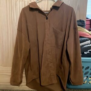 Super cute fall button up jacket